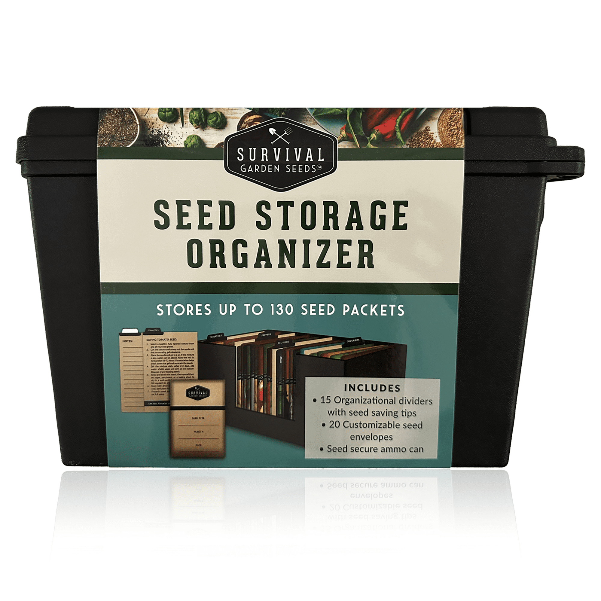Product image of the complete package inside of the organizer box.